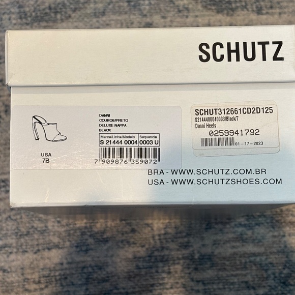 Schultz Danni Heels Black/Size 7 NWT - Picture 4 of 11